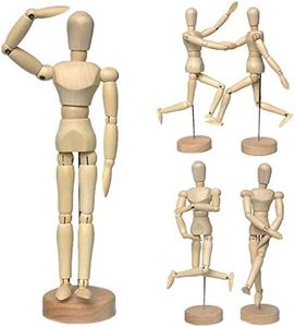 Artist Wooden Manikin Mannequin Sketching Lay Figure Drawing Model Aid Human Figure Artist Draw Painting Model Mannequin Jointed Doll