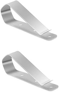 Stainless Steal Remote Visor Clip only for Liftmaster Chamberlain Sears Craftsman Garage Door opener(2Pack)