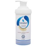 Cetraben Natural Oatmeal Cream, For Dry, Sensitive & Eczema-Prone Skin, Provides 24 Hour Hydration, Soothing, Lightweight and Quick Drying, For Daily use on the Body and Face, 1 x 475g