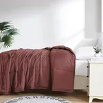 Southshore Fine Living, Inc. Vilano Springs Premium Quality Over-Sized All-Season Down-Alternative Comforter, Marsala, King/California King
