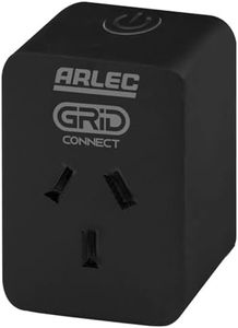 Arlec Grid Connect Smart Power Adapter with Energy Meter – Wi-Fi Enabled, Google Assistant & Alexa Compatible, Energy Monitoring, Timer & Schedule Functions