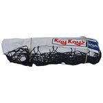 Triumph Kay Kay Top Black Color Nylon Net 10 Mesh with 4 Side Tetron Tape with Wire Volleyball Net (with Carry Bag)