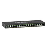 NETGEAR 16-Port PoE Gigabit Ethernet Plus Switch (GS316EPP) - Managed with 15 x PoE+ @ 231W, 1 x 1G SFP Port, Desktop/Wall Mount