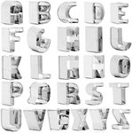 HARI - Cookie Cutter Set 26 Pcs Stainless Steel Alphabet Letters Biscuit Cookie Cutters Mini A-Z Shaped Cookie Molds