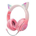TOKANI Cat Ear Headphones, Kids Blu