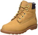 Timberland Boy's Unisex Kids 6 Inch WR Basic (Toddler) Ankle Boot, Wheat_1, 5 UK Child