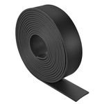 YKUKIZEE 6 m(L) Rubber Strip 50 mm(W), Solid Rubber Sheet 5 mm(T), Neoprene Sheet Rubber Rolls Anti-Slip for Protection Gasket Pads DIY Crafts