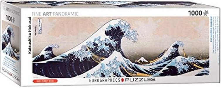 Eurographics Great Wave Off Kanagawa Panoramic Jigsaw Puzzle (1000 Pieces)