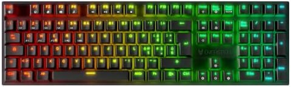 Oversteel - KOVAR Tastiera da gioco wireless, retroilluminata RGB, interruttore meccanico Outemu Red, Anti-Ghosting, layout Italiano PC/MAC/Android