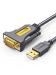 UGREEN USB Serial Cable USB to RS232 DB9 9 pin Converter Cable for Connecting Cisco Routers and Switches, Celestron Telescope Nexstar hand Controller, Extron Crestron Products with PL2303 Chipset (1m)