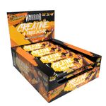 Warrior Creatine + Protein Bars – Low Carb Snack, Oat Based Flapjack Bar, Increase Physical Performance, 12 x 75g (Chocolate Peanut)