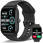 Smart Watch for Men Women(Answer/Make Call), 1.8" Touch Screen Activity Trackers with Alexa Built in iPhone Android Compatible, Fitness Heart Rate Blood Oxygen Sleep Monitor, IP68 Waterproof