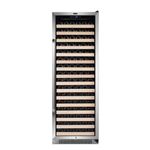 Whynter BWR-1662SD 166 Wine Bottle Built-in or Freestanding Stainless Steel Compressor Large Capacity Wine Refrigerator with Display Rack for open bottles and LED display,Black