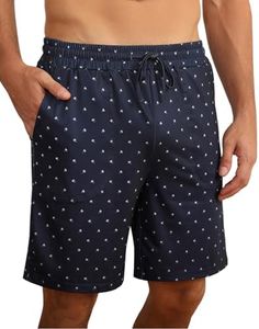 Demegimi Pantalones Cortos Pijama para HombresPantalón Pijama Hombre Verano Corto Shorts Pantalones Pijamas Cortos Hombre Algodon Ropa de Dormir