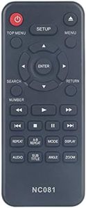 NC081 New Replacement Remote Control fit for FUNAI Blu-ray Disc DVD Player DP100FX5