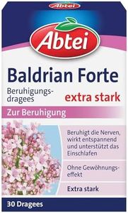 Abtei Baldrian Forte - Baldriantabletten - zur Beruhigung, bei Schlaf- und Einschlafstörungen - pflanzlich - hochdosiert - ohne Gewöhnungseffekt - 30 Dragees