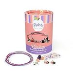 Pipkits Sherbets Friendship Bracelet Making Kit for Kids. Enjoy Arts and Crafts for Kids from Ages 6 Year Old and up. Create Two Adjustable Matching Bracelets with Beads for Bracelet Making.