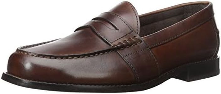 Nunn Bush Men's Noah Penny Loafer Dress Casual Slip On Shoe, Brown, 13