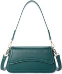 Telena Shoulder Bag for Women Vegen Leather Crossbody bag Shoulder Purse Cross body Bag Waterproof Handbags with 2 Removable Straps Green