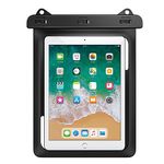 Universal Waterproof Case, MoKo Dry Bag Pouch for iPad 9 10.2 2021, iPad 8/7 10.2, iPad Air 5/4 10.9, Air 3 10.5, iPad Pro 11, Galaxy Tab A7 10.4, Tab S6 10.5, Tab E9.6, BLACK