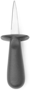 HENDI 781920 Austernmesser, Schellfischmesser, Länge: 160mm, Edelstahl, POM-Plastic, Schwarz
