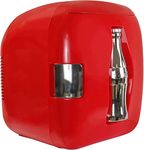 Coca Cola Coke Mini Fridge For Bedrooms 7.9L Small Fridge 12 Can Table Top Fridge Mini Fridges For Snacks Lunch Food Drinks Beverages Home RV Car & Travel 12v Portable Personal Cooler Warmer Red