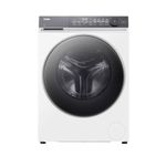 Haier X Series 7 9kg Wash + 6kg Dry Freestanding Washer Dryer, 1400 RPM, A-35% Rated, Direct Motion Motor, hOn App, 14 Programmes, I-Refresh, White, 55x60x85 cm - HWD90-B14367U-UK