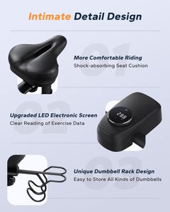 MERACH Exercise Bike with LED Display – Indoor Cycling Trainer