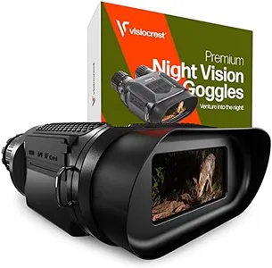 Visiocrest Night Vision Binoculars, Night Vision Goggles with 8X Digital Zoom, Night-Vision for Nighttime Hunting and Surveillance, Large Display with HD Photos and Video Capture 64 GB Memory Card