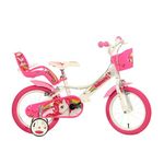 Bicicletta 14 pollici Unicorno, White & Pink