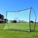 QUICKPLAY SPOT Target Football Rebounder Net Range | Multi-Sport Ball Skills Training - with free eCOACH training app | Football Rebound Net Available in 3 Sizes