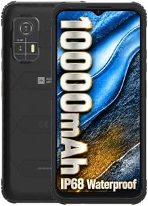 AGM H MAX Rugged Phone, 10000mAh Battery, 6.56" HD+ 90Hz Display, IP68/IP69K Waterproof, 4GB+4GB Virtual RAM, 128GB, Triple Card Slots, NFC, OTG, GPS – Works ONLY with T-Mobile