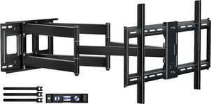 HCMOUNTING 40.9" Dual Articulating Long Arm TV Wall Mount for 42-90 inch TV, Heavy Duty Full Motion Swivel & Tilt & Extension Wall Mount TV Bracket, Holds up to 179 lbs, Max Vesa 800x400mm