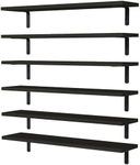 WOPITUES Wood Floating Shelves Set 