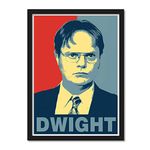 Good Hope - Dwight Schrute The Office Art Framed Poster For Room & Office (10 Inch X 13 Inch, Framed)