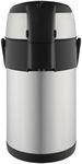 Pioneer Flasks Catering Thermos Coffee Tea urn Pump Drinks Large Conference Flask hot Water Dispenser, Stainless Steel, 2.2 litres