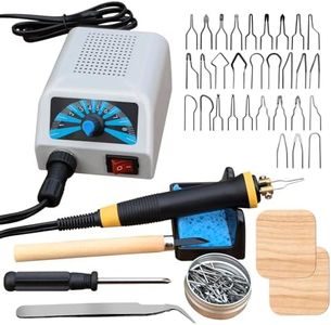 FIRElood LH20 Wood Burning Kit,Wood Burning Tool, Adjustable Temperature Wood Burner Kit,professional wood burning kit for Adults Beginners Craft,pyrography pen Comes With 30Pyrography Wire Tips