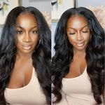 UNICE Body Wave V Part Wig Human Hair Glueless Upgrade U Part Wig Human Hair Clip in V-Part Wigs Beginner Friendly No-Sew In No Glue 18 inch