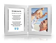 Best Gift to Father from Daughter,Son, Baby. Happy Fathers Day Card. Birthday, Dad, Anytime. Daddy & Me Gift. Delightful Poem + Favorite Photo = Custom Poetry Gift