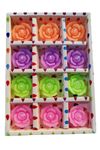 UPYOG Diwali Diya Decoration Gliter Floating Rose Flower Candles in Bulk | 12Pcs, Smokeless, Dripless & Long Lasting Candle | Water lamp Candles for Home, Pool, Weddings, Deepawali Decor, Cafe & Spa