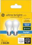 GE Ultra Bright LED Light Bulbs, 10