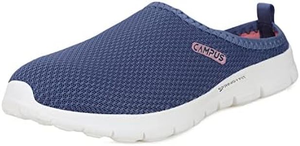 Campus Women's Kim Walking Shoes R.Slate/Pink - 5UK/India
