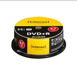 Intenso 4111154 DVD+R 16x 25 Pack Cakebox