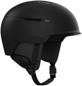 Anon Adult Unisex Logan WaveCel Helmet – Ski & Snowboard Helmet for High-Impact Protection with EPS Liner & Lightweight, Low-Profile Fit – Goggle/Audio Compatible & Adjustable Fit – Black, Medium