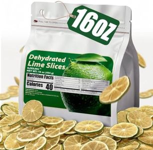 16oz Dehydrated Limes Slices - Dried Lime Fruit for Cocktails Garnish