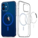 Spigen Ultra Hybrid Mag Works with Apple iPhone 12 / iPhone 12 Pro Case (2020) Compatible with Magsafe - Blue