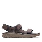 Clarks Men's Wesley Bay Sandal, Brown, 9 UK