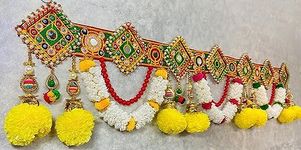 Divyakosh Handicraft Door Toran for Home Decoration and Office Decor|Door Hanging for Door Decoration, Thoranam/Thorans for Main Entrance Door, Latest Bandarwal for Home Door | 37 Inches