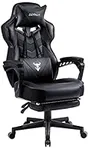 Zeanus Gaming Chairs with Footrest 