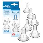 Dr. Brown's Original Nipple, Level 1 (0m+), 6 Count